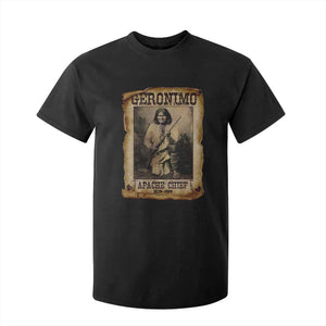 Geronimo T Shirt For Kid Vintage Apache Warrior Native American TS10 Black Print Your Wear