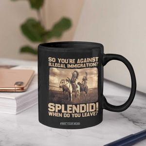 Vintage Native American Coffee Mug Funny Indian Indigenous Peoples Day TS10 Print Your Wear