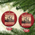 Vintage Native American Christmas Ornament Funny Indian Indigenous Peoples Day TS10 Circle Red Print Your Wear