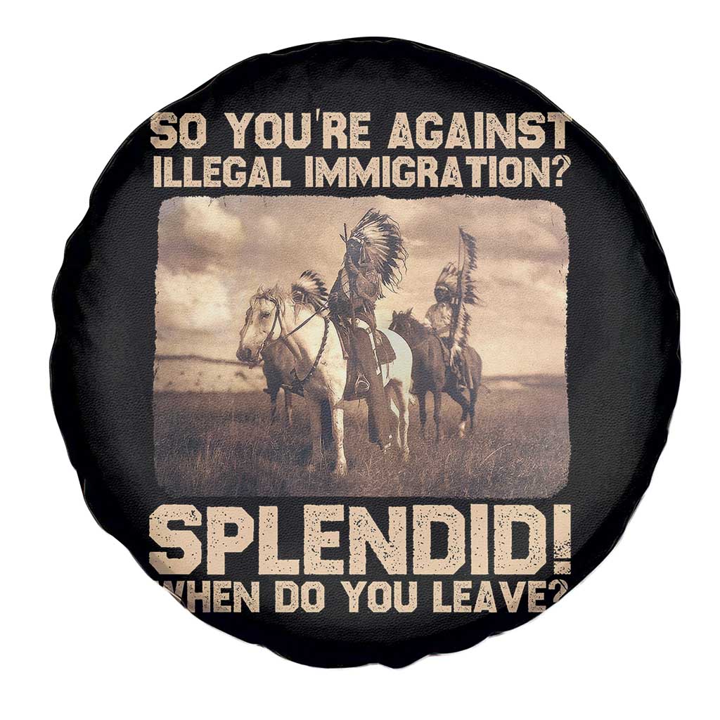 Vintage Native American Spare Tire Cover Funny Indian Indigenous Peoples Day TS10 Print Your Wear