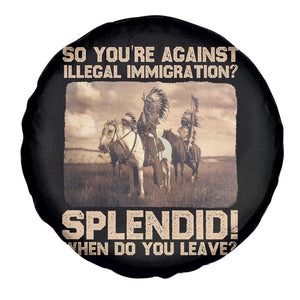 Vintage Native American Spare Tire Cover Funny Indian Indigenous Peoples Day TS10 Print Your Wear