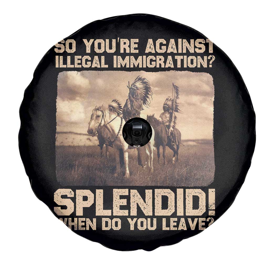 Vintage Native American Spare Tire Cover Funny Indian Indigenous Peoples Day TS10 Print Your Wear