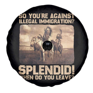 Vintage Native American Spare Tire Cover Funny Indian Indigenous Peoples Day TS10 Print Your Wear