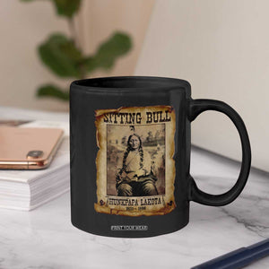 Sitting Bull Coffee Mug Native American Indian Chief Hunkpapa Lakota Sioux TS10 Print Your Wear