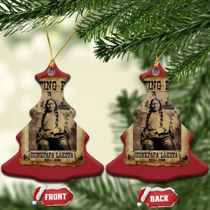 Sitting Bull Christmas Ornament Native American Indian Chief Hunkpapa Lakota Sioux TS10 Christmas Tree Red Print Your Wear