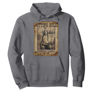 Sitting Bull Hoodie Native American Indian Chief Hunkpapa Lakota Sioux TS10 Charcoal Print Your Wear