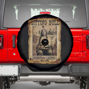 Sitting Bull Spare Tire Cover Native American Indian Chief Hunkpapa Lakota Sioux TS10 Black Print Your Wear