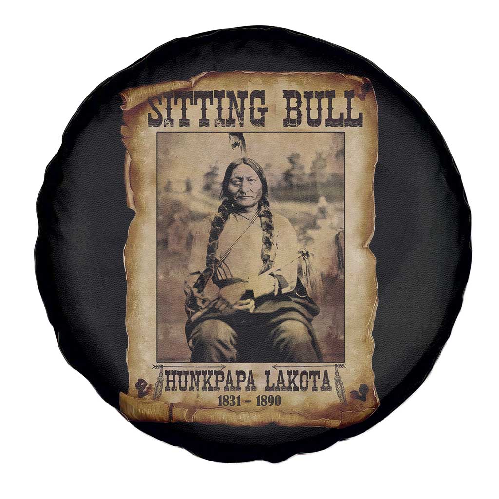 Sitting Bull Spare Tire Cover Native American Indian Chief Hunkpapa Lakota Sioux TS10 Print Your Wear