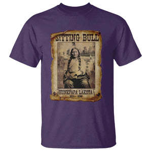 Sitting Bull T Shirt Native American Indian Chief Hunkpapa Lakota Sioux TS10 Purple Print Your Wear