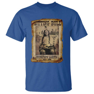 Sitting Bull T Shirt Native American Indian Chief Hunkpapa Lakota Sioux TS10 Royal Blue Print Your Wear