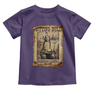 Sitting Bull Toddler T Shirt Native American Indian Chief Hunkpapa Lakota Sioux TS10 Purple Print Your Wear