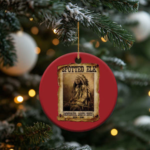 Spotted Elk Christmas Ornament Lakota Sioux Miniconjou Chief Native American History TS10 Print Your Wear