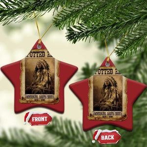 Spotted Elk Christmas Ornament Lakota Sioux Miniconjou Chief Native American History TS10 Star Red Print Your Wear
