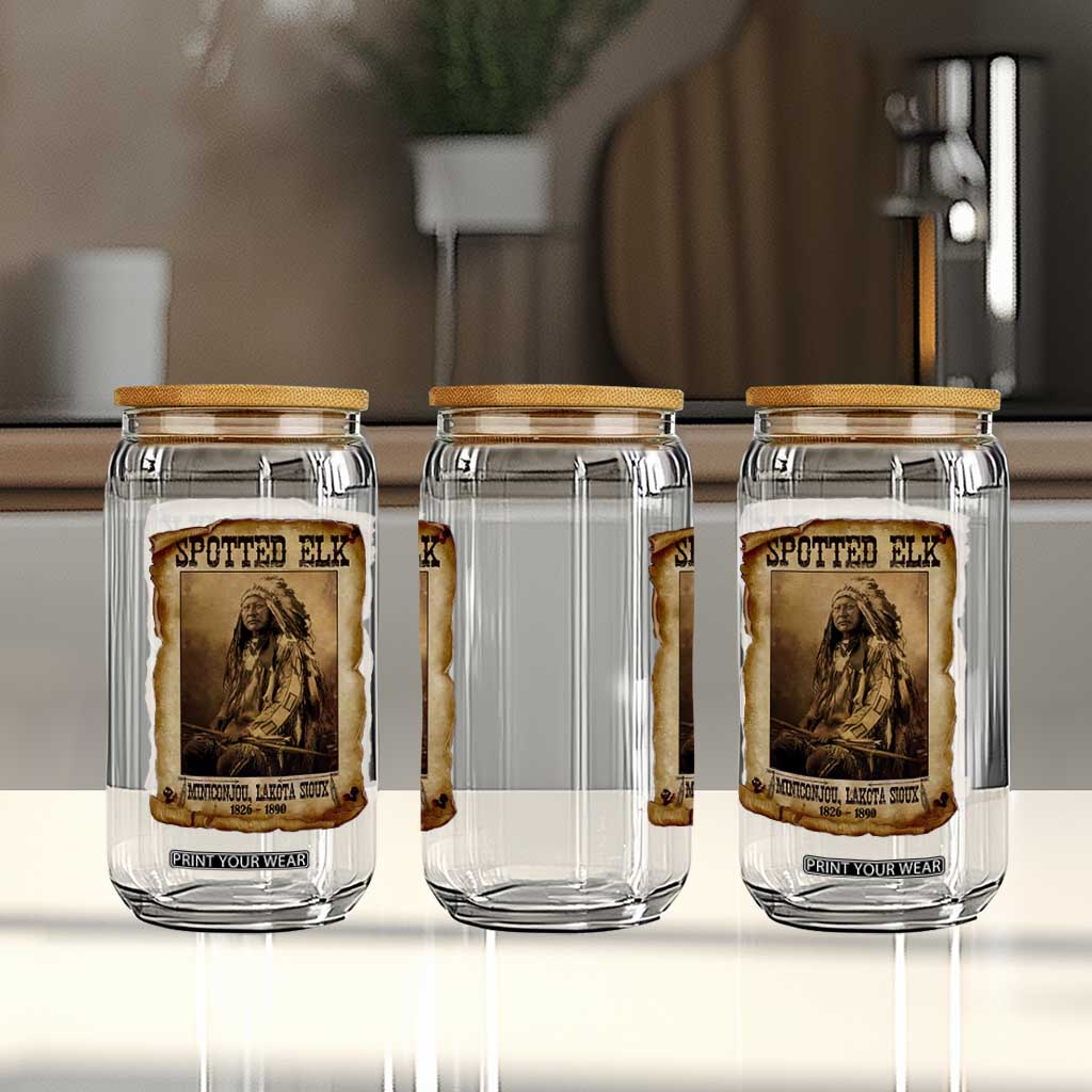 Spotted Elk Glass Can Lakota Sioux Miniconjou Chief Native American History TS10 Print Your Wear