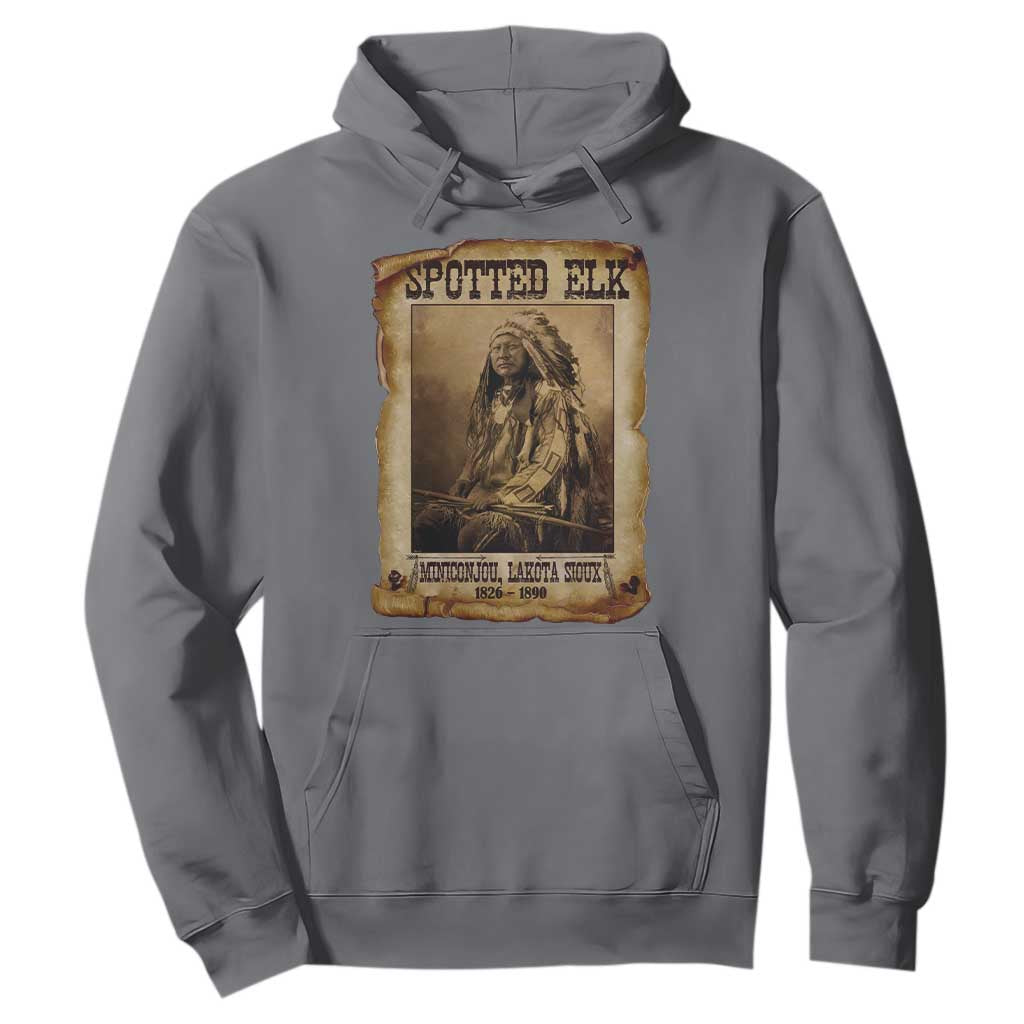 Spotted Elk Hoodie Lakota Sioux Miniconjou Chief Native American History TS10 Charcoal Print Your Wear