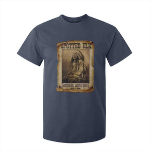 Spotted Elk T Shirt For Kid Lakota Sioux Miniconjou Chief Native American History TS10 Navy Print Your Wear