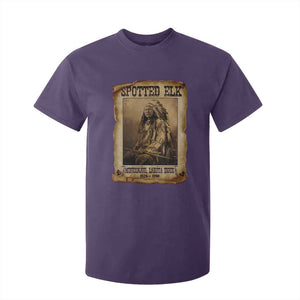 Spotted Elk T Shirt For Kid Lakota Sioux Miniconjou Chief Native American History TS10 Purple Print Your Wear