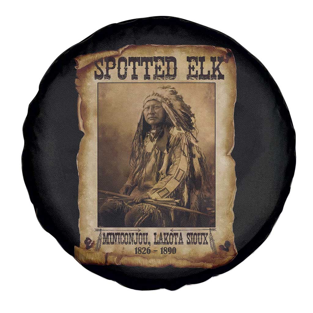 Spotted Elk Spare Tire Cover Lakota Sioux Miniconjou Chief Native American History TS10 Print Your Wear