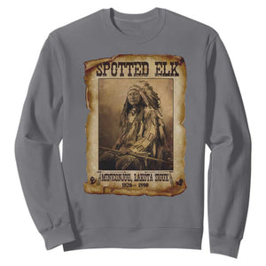 Spotted Elk Sweatshirt Lakota Sioux Miniconjou Chief Native American History TS10 Charcoal Print Your Wear