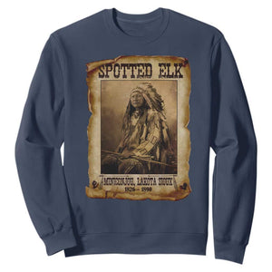 Spotted Elk Sweatshirt Lakota Sioux Miniconjou Chief Native American History TS10 Navy Print Your Wear