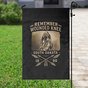 Remember Wounded Knee Garden Flag Spotted Elk Lakota Sioux Native American History TS10 Print Your Wear