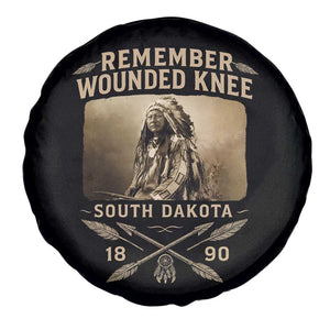 Remember Wounded Knee Spare Tire Cover Spotted Elk Lakota Sioux Native American History TS10 Print Your Wear