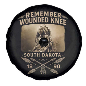 Remember Wounded Knee Spare Tire Cover Spotted Elk Lakota Sioux Native American History TS10 Print Your Wear