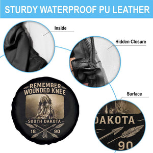 Remember Wounded Knee Spare Tire Cover Spotted Elk Lakota Sioux Native American History TS10 Print Your Wear