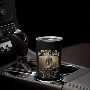 Remember Wounded Knee Tumbler Cup Spotted Elk Lakota Sioux Native American History TS10 Print Your Wear