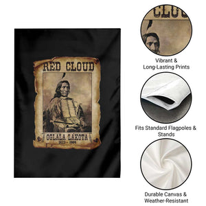 Red Cloud Garden Flag Oglala Lakota Sioux Native American Chief Warrior History TS10 Print Your Wear