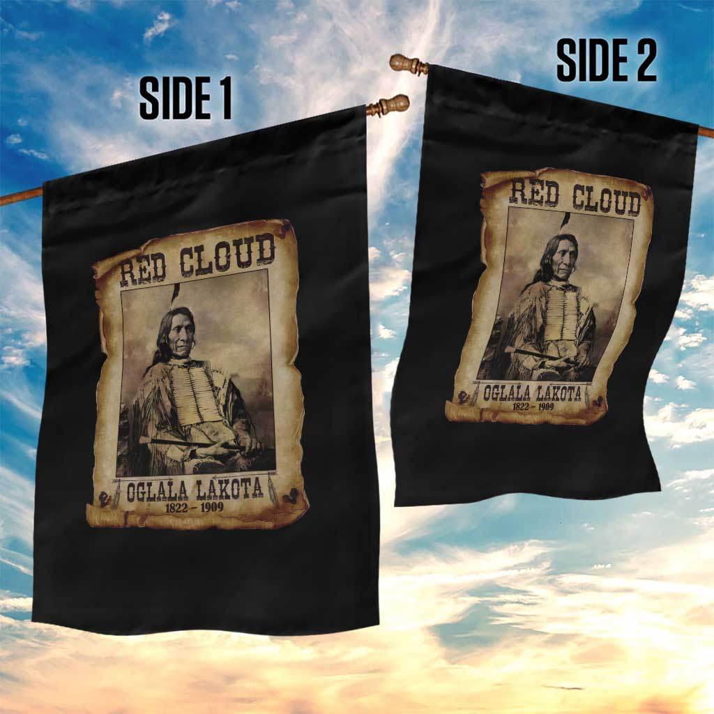 Red Cloud Garden Flag Oglala Lakota Sioux Native American Chief Warrior History TS10 Print Your Wear