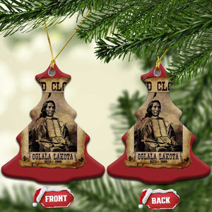 Red Cloud Christmas Ornament Oglala Lakota Sioux Native American Chief Warrior History TS10 Christmas Tree Red Print Your Wear