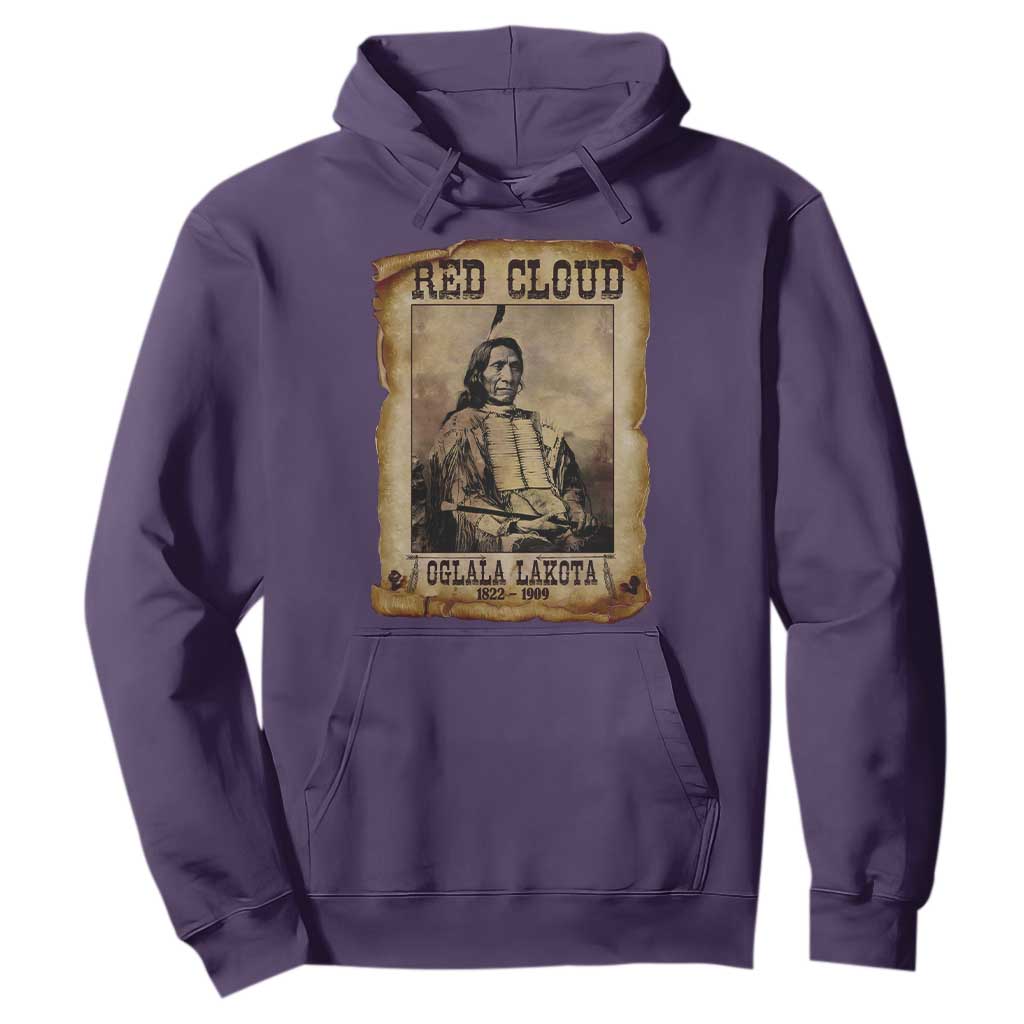 Red Cloud Hoodie Oglala Lakota Sioux Native American Chief Warrior History TS10 Purple Print Your Wear