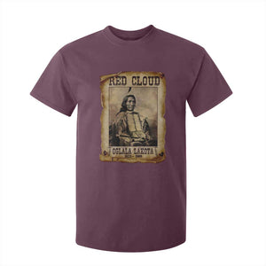Red Cloud T Shirt For Kid Oglala Lakota Sioux Native American Chief Warrior History TS10 Maroon Print Your Wear