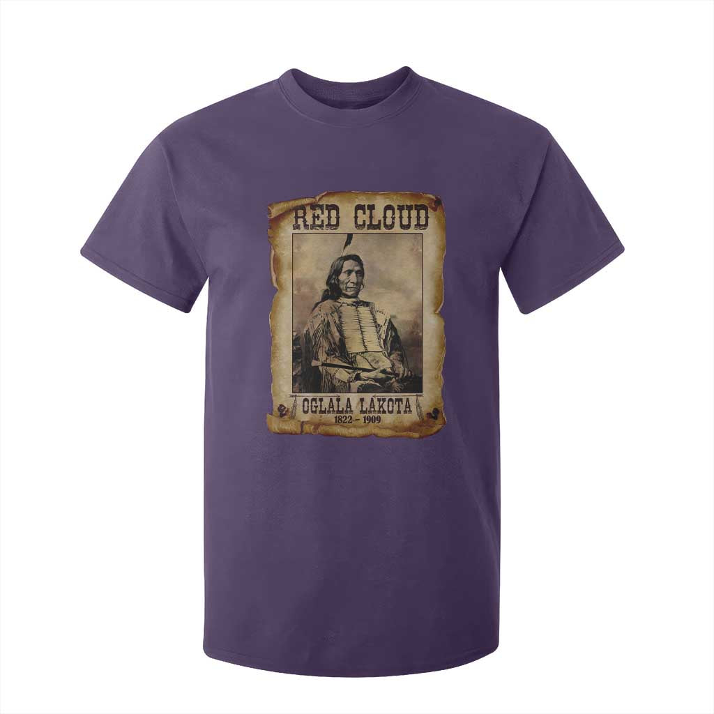 Red Cloud T Shirt For Kid Oglala Lakota Sioux Native American Chief Warrior History TS10 Purple Print Your Wear
