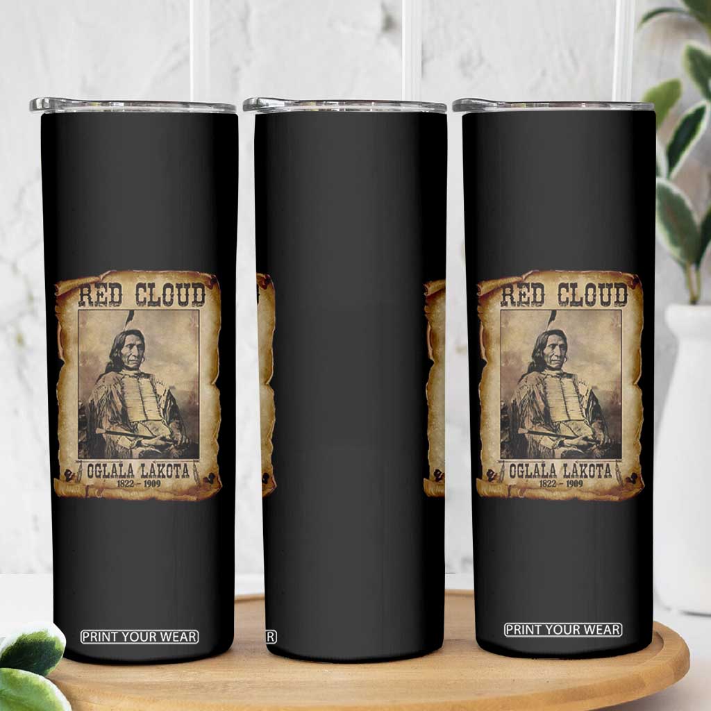Red Cloud Skinny Tumbler Oglala Lakota Sioux Native American Chief Warrior History TS10 Print Your Wear