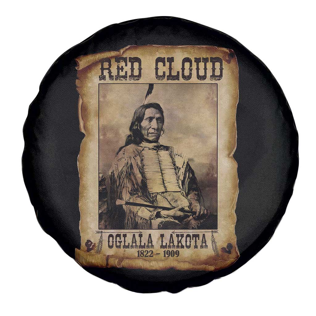 Red Cloud Spare Tire Cover Oglala Lakota Sioux Native American Chief Warrior History TS10 Print Your Wear