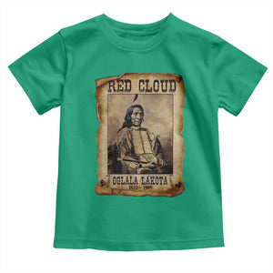 Red Cloud Toddler T Shirt Oglala Lakota Sioux Native American Chief Warrior History TS10 Irish Green Print Your Wear