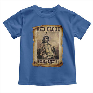 Red Cloud Toddler T Shirt Oglala Lakota Sioux Native American Chief Warrior History TS10 Royal Blue Print Your Wear