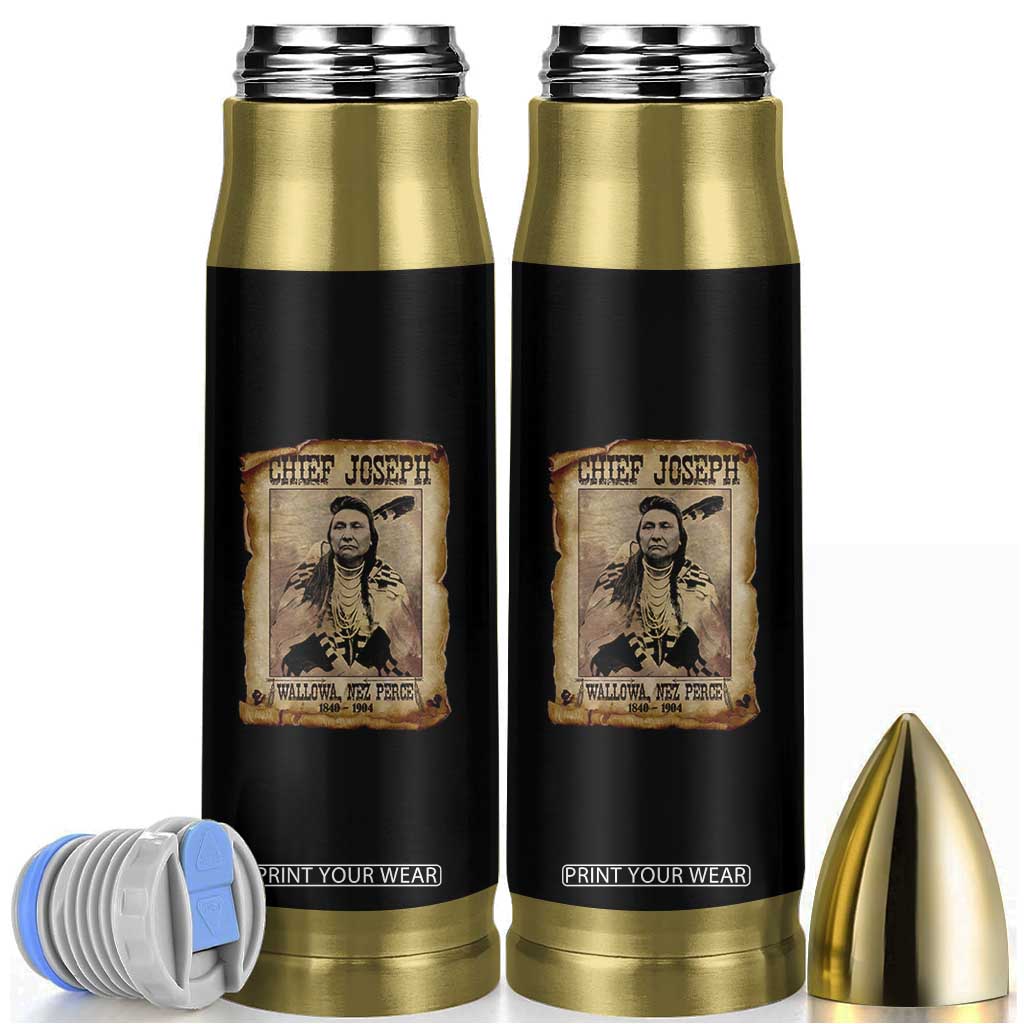 Chief Joseph Bullet Tumbler Wallowa Nez Perce Native American Leader History TS10 Black Print Your Wear