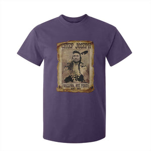 Chief Joseph T Shirt For Kid Wallowa Nez Perce Native American Leader History TS10 Purple Print Your Wear