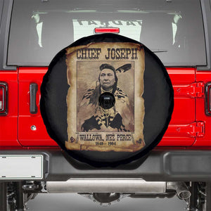 Chief Joseph Spare Tire Cover Wallowa Nez Perce Native American Leader History TS10 Black Print Your Wear
