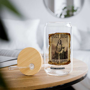 Crazy Horse Glass Can Legendary Oglala Sioux Lakota Leader Native American Indian TS10 Print Your Wear