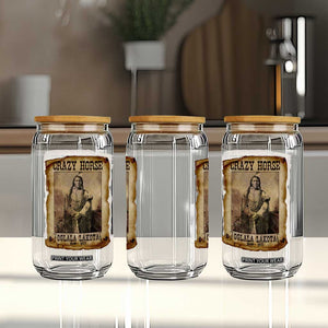Crazy Horse Glass Can Legendary Oglala Sioux Lakota Leader Native American Indian TS10 Print Your Wear