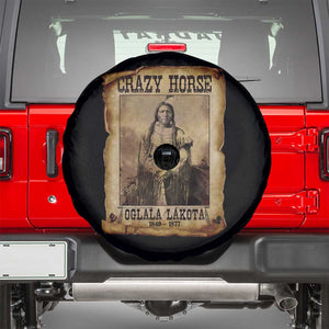 Crazy Horse Spare Tire Cover Legendary Oglala Sioux Lakota Leader Native American Indian TS10 Black Print Your Wear