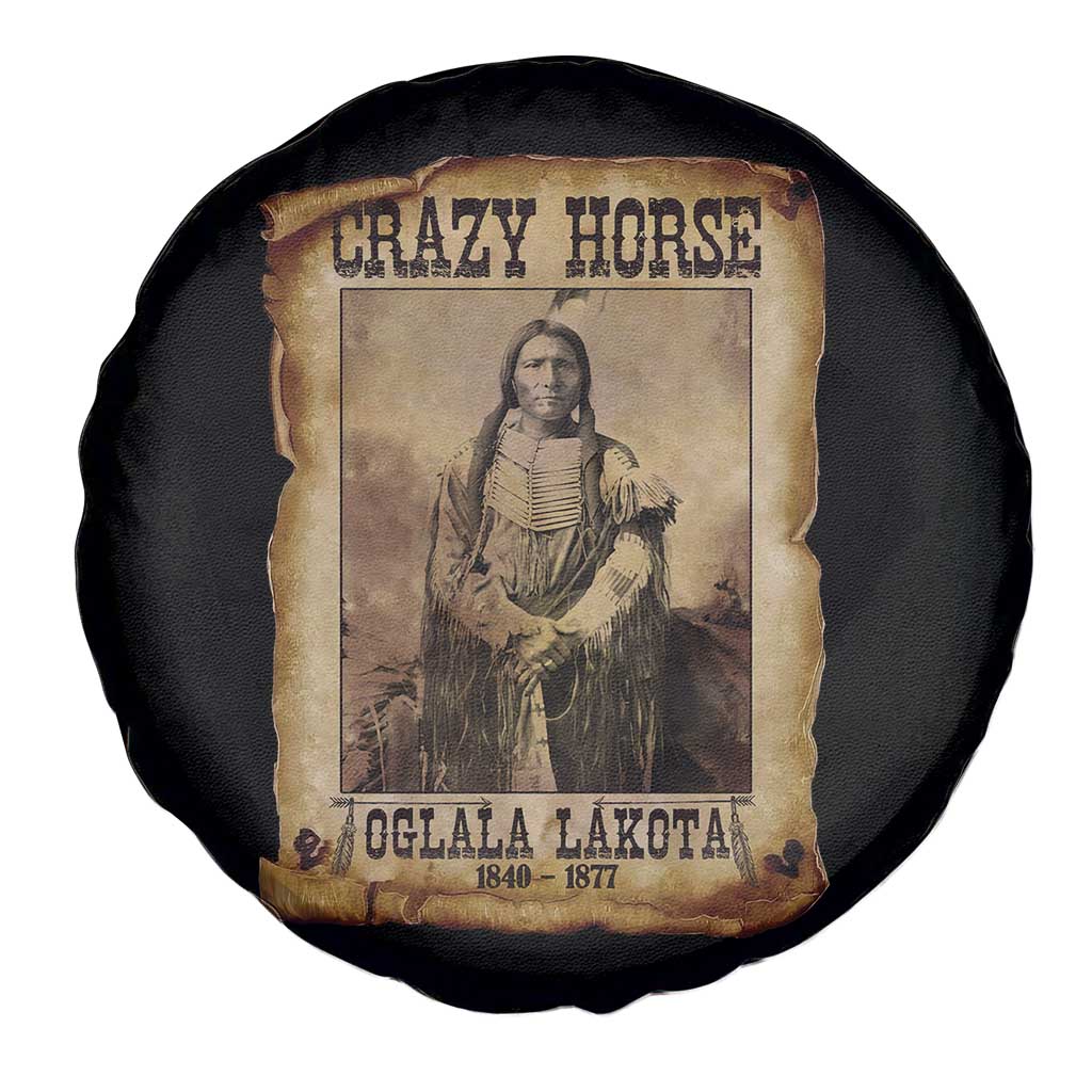 Crazy Horse Spare Tire Cover Legendary Oglala Sioux Lakota Leader Native American Indian TS10 Print Your Wear