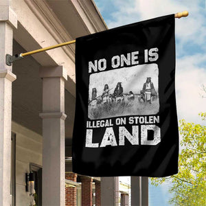 No One Is Illegal On Stolen Land Garden Flag Native Tribe Indigenous People TS10 Print Your Wear
