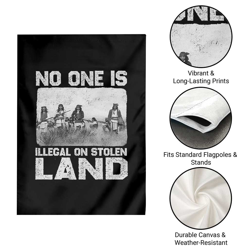 No One Is Illegal On Stolen Land Garden Flag Native Tribe Indigenous People TS10 Print Your Wear