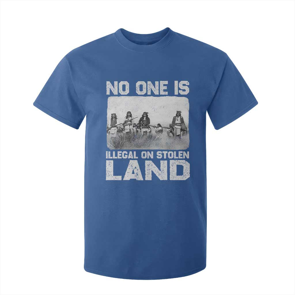No One Is Illegal On Stolen Land T Shirt For Kid Native Tribe Indigenous People TS10 Royal Blue Print Your Wear