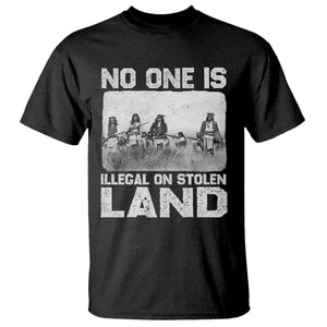 No One Is Illegal On Stolen Land T Shirt Native Tribe Indigenous People TS10 Black Print Your Wear